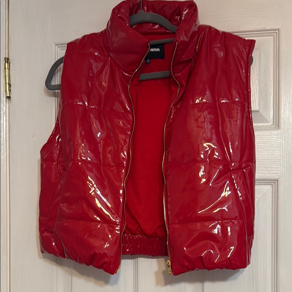 Red Puffer Vest